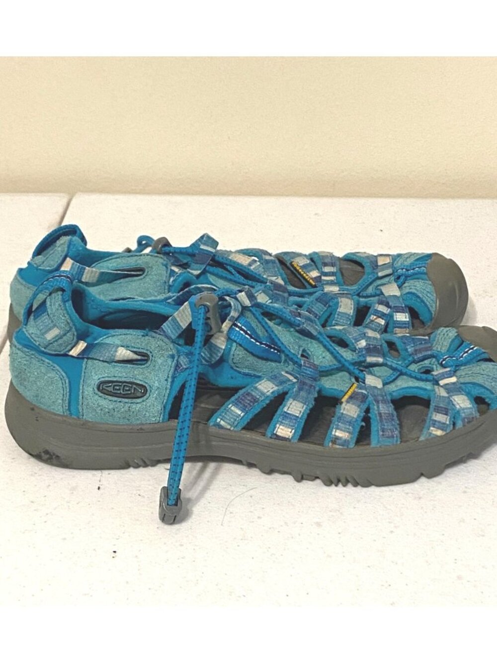 Keen H2 Newport Teal Green Fisherman Style Sandals Unisex Kids Size 5